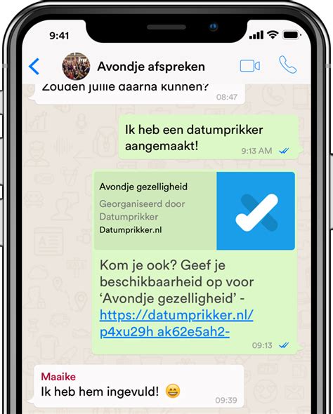 in whatsapp datumprikker|Een datum prikken via WhatsApp, zo doe je dat heel eenvoudig